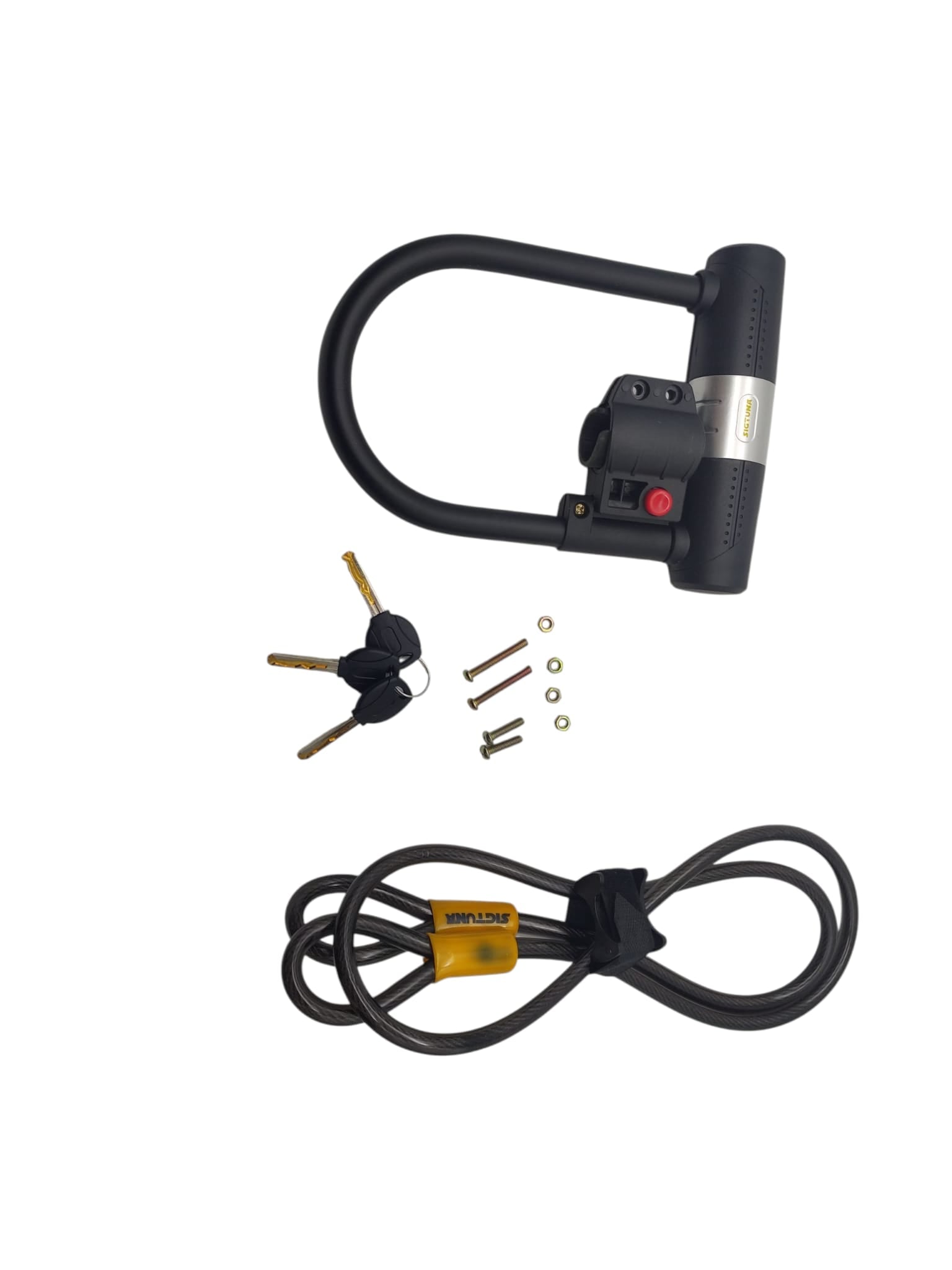 SIGTUNA Bike Lock D-Lock 16mm Heavy-Duty Lock