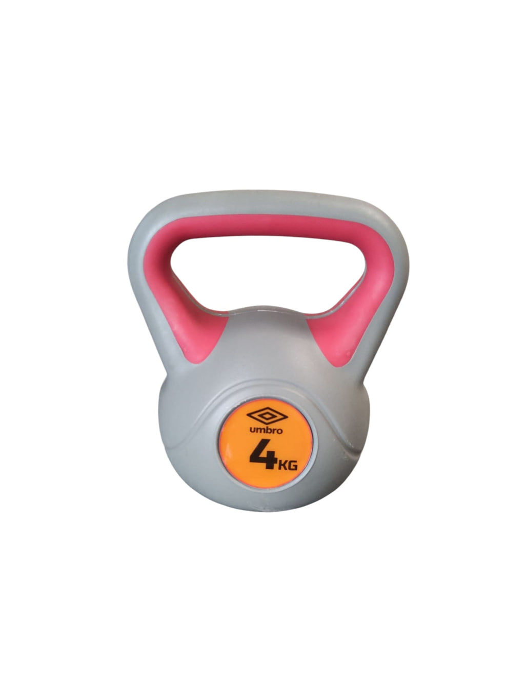 Umbro Kettlebell 4 kg Trainingsgewicht Grau Rosa