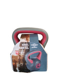 Umbro Kettlebell 4 kg Trainingsgewicht Grau Rosa