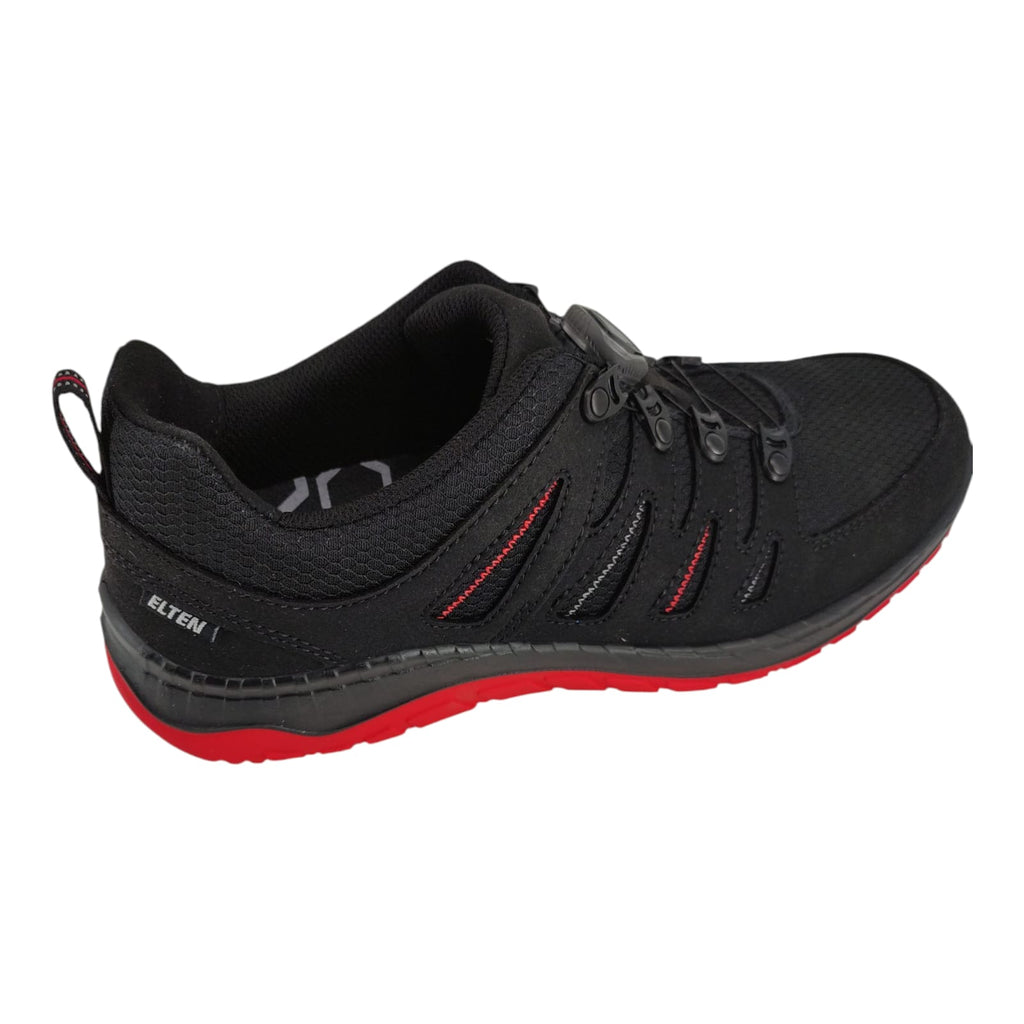 ELTEN MADDOX BOA Sicherheitsschuhe Low ESD S3 schwarz/rot Herren Gr. 44