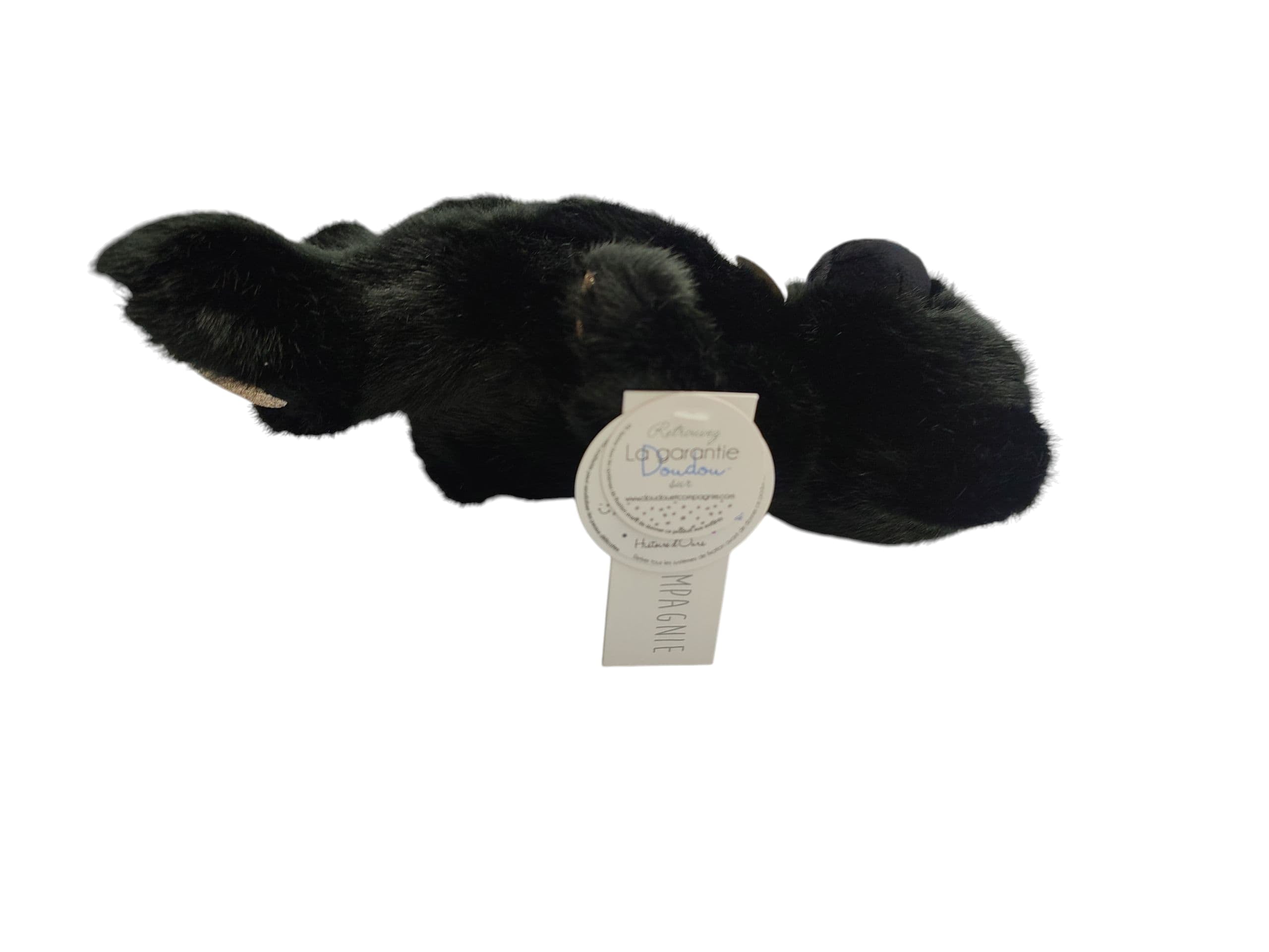 Doudou et Compagnie Plush Bear Cuddly Toy Teddy 37 cm Black