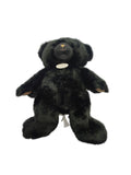 Doudou et Compagnie Plüsch Teddybär Schwarz 30 cm Pailletten
