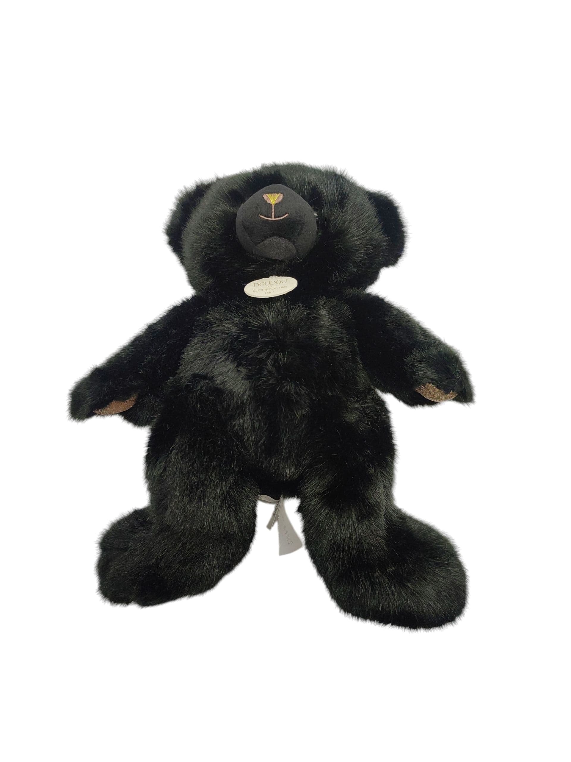 Doudou et Compagnie Plush Bear Cuddly Toy Teddy 37 cm Black