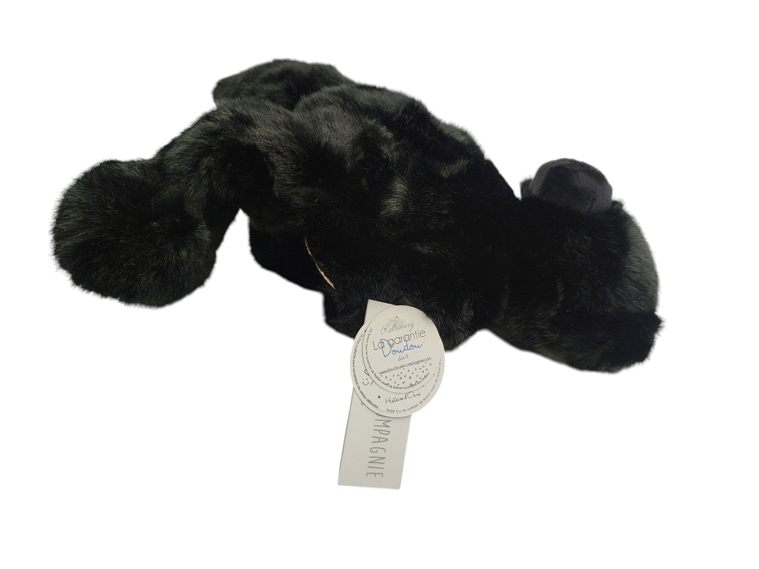 Doudou et Compagnie Plush Bear Cuddly Toy Teddy 37 cm Black
