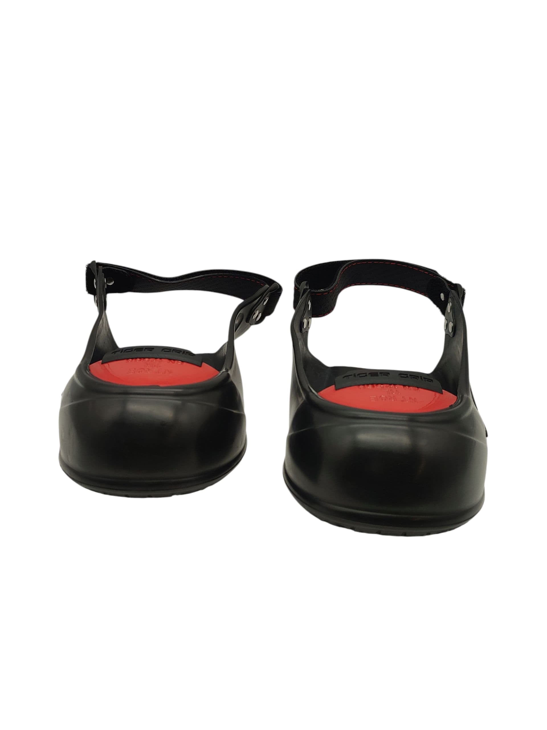 Tiger-Grip VISITOR Schutzüberziehschuhe, schwarz, mittel/groß Größe 39-43, rot