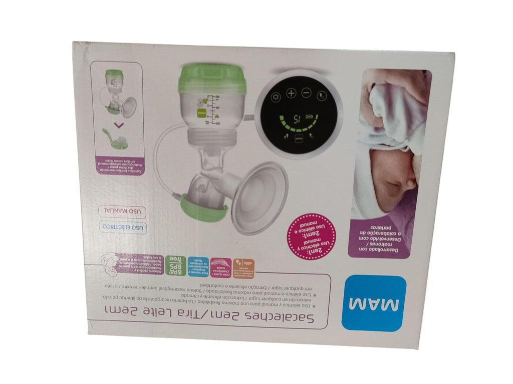 !!MAM 2-in-1 Milchpumpe elektrisch manuell Brustpumpe