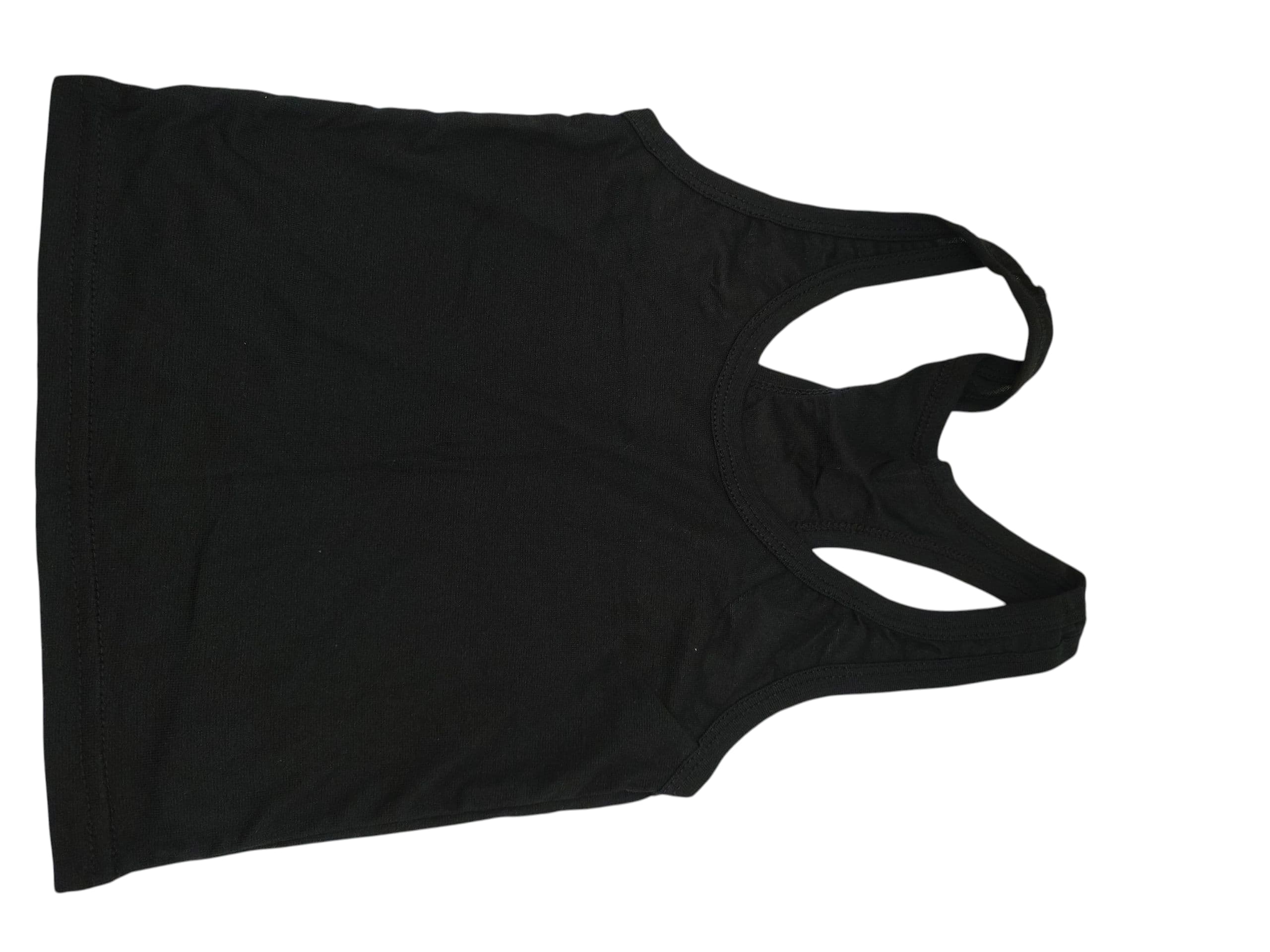 FEPITO Damen Crop Tops Baumwolle Sport T-Shirts 6 Stück S/M