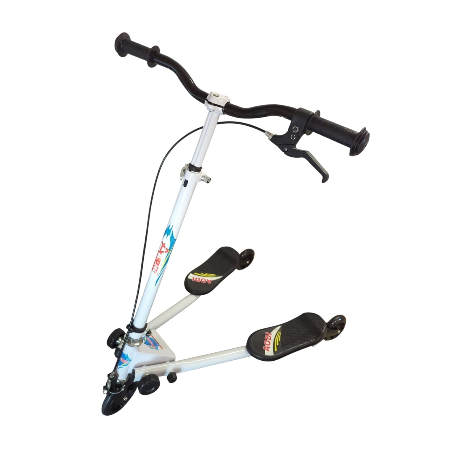 AOODIL Swing Wiggle Scooter Tretroller Kinder faltbar 3-8 Jahre