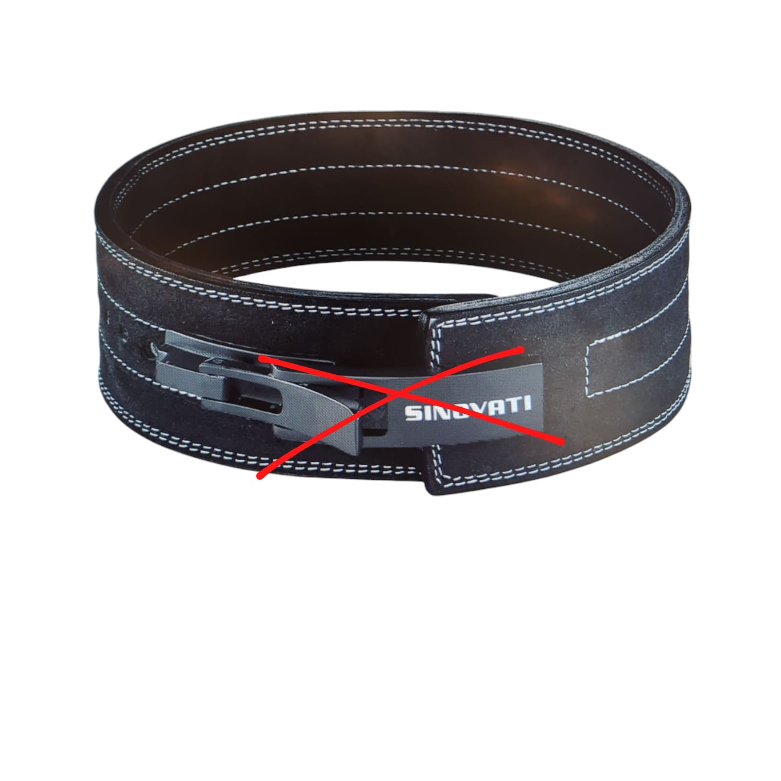 KDK Gewichthebergürtel Leder 10cm Größe M Gürtel für Gewichtheben