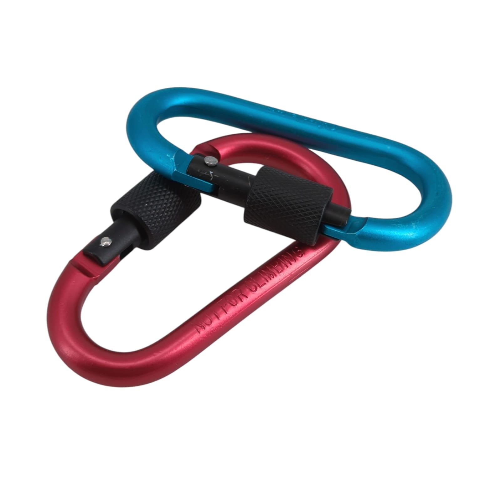 Gimars Karabiner Schraubverschluss 10 Stück Aluminium
