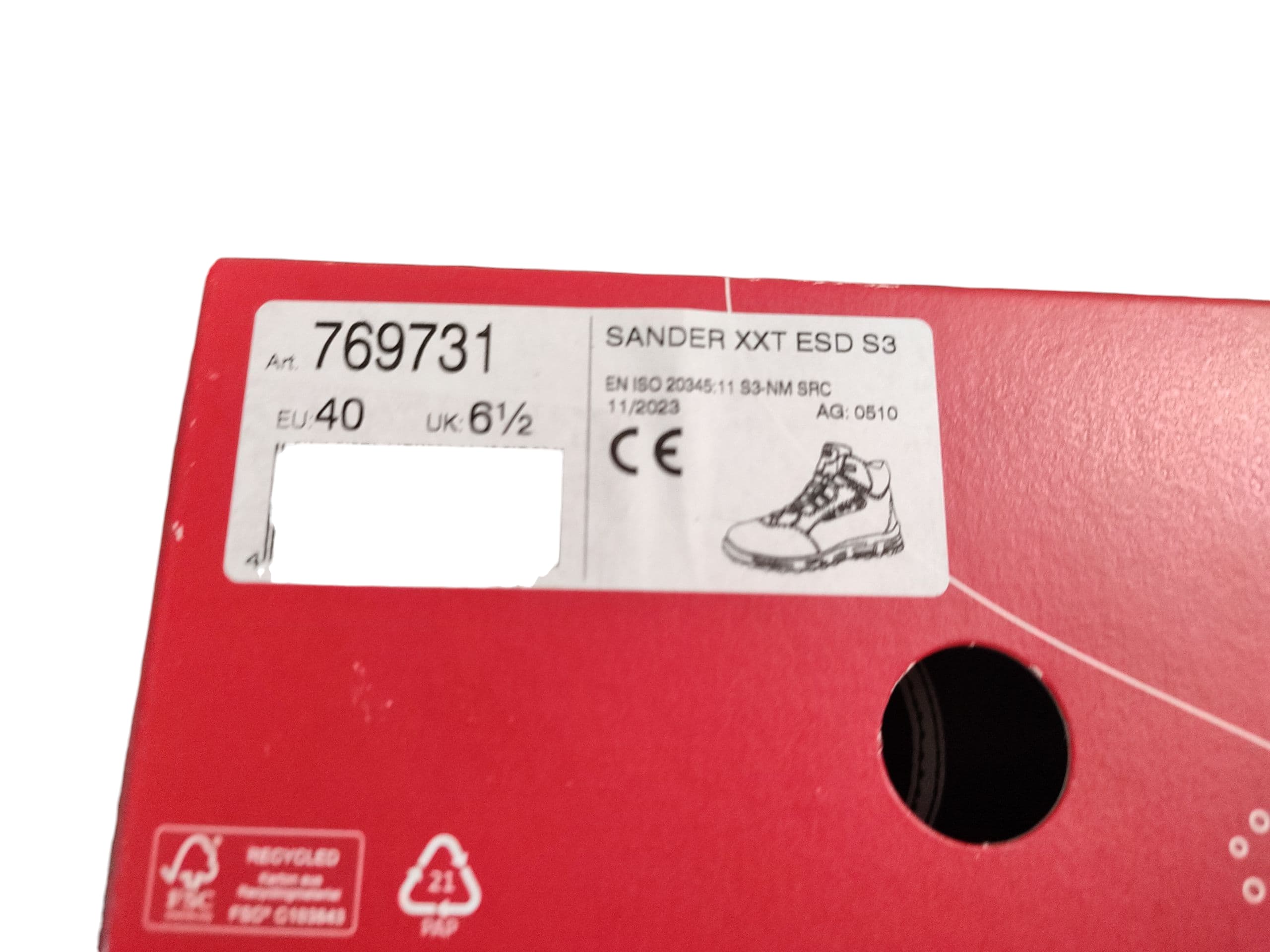 ELTEN Sicherheitsschuhe Sander XXT ESD S3 Damen und Herren Textil Gr 40