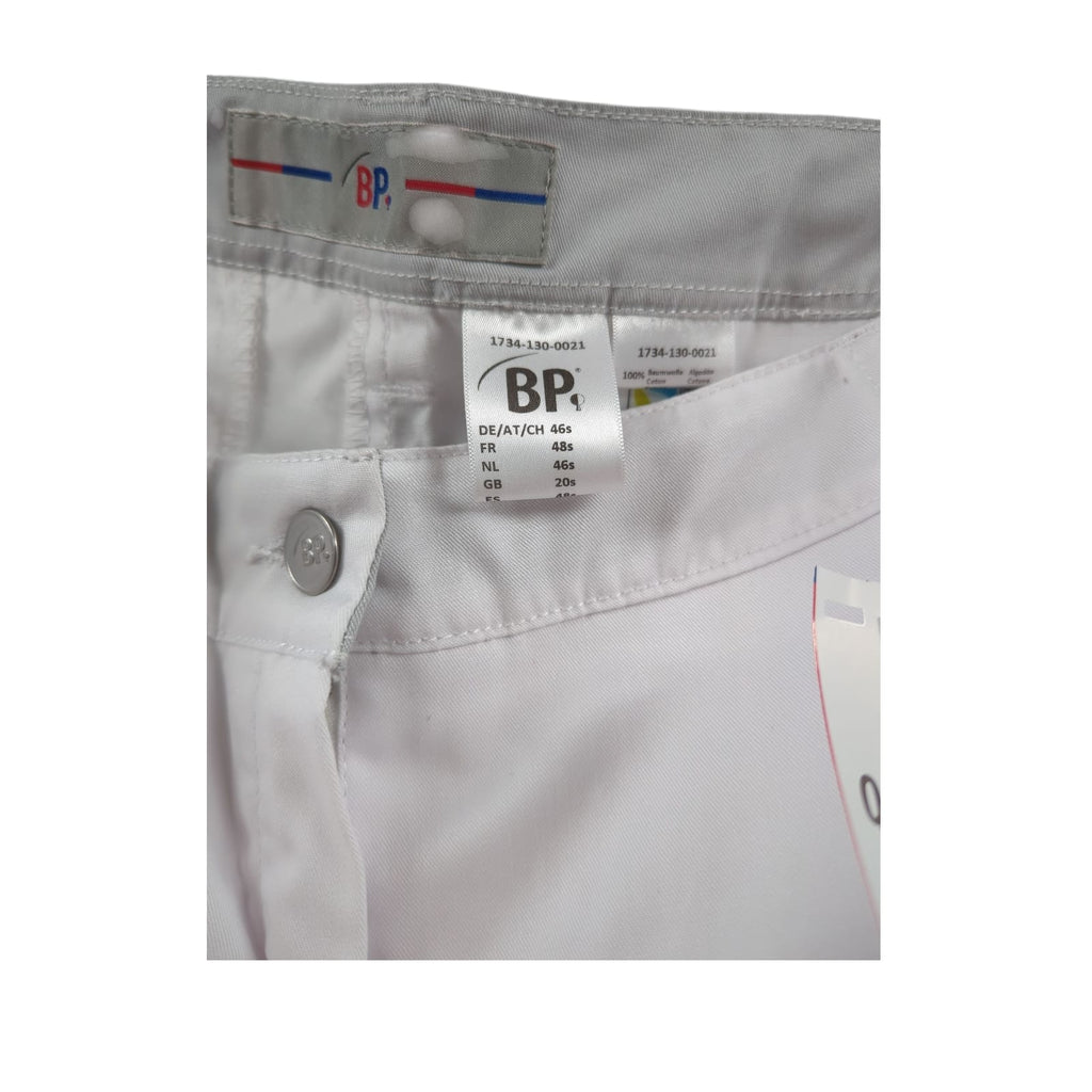 BP 1734-686-21 Damen Chino Hose elastischer Stoff Gr. 46L Weiß