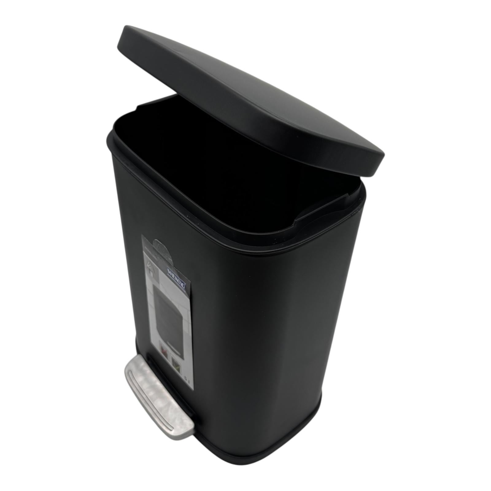 WENKO Leno Kosmetikbehälter 5 Liter Schwarz