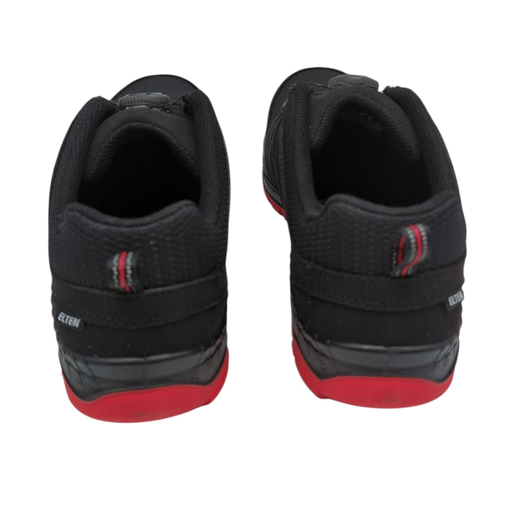 Sicherheitsschuhe ELTEN MADDOX BOA schwarz-rot Low ESD S3, Herren, Größe 45