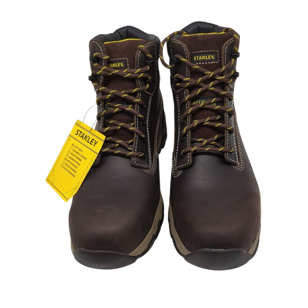 Stanley Sicherheitsstiefel Arbeitsschuhe Unisex Gr. 45 Braun