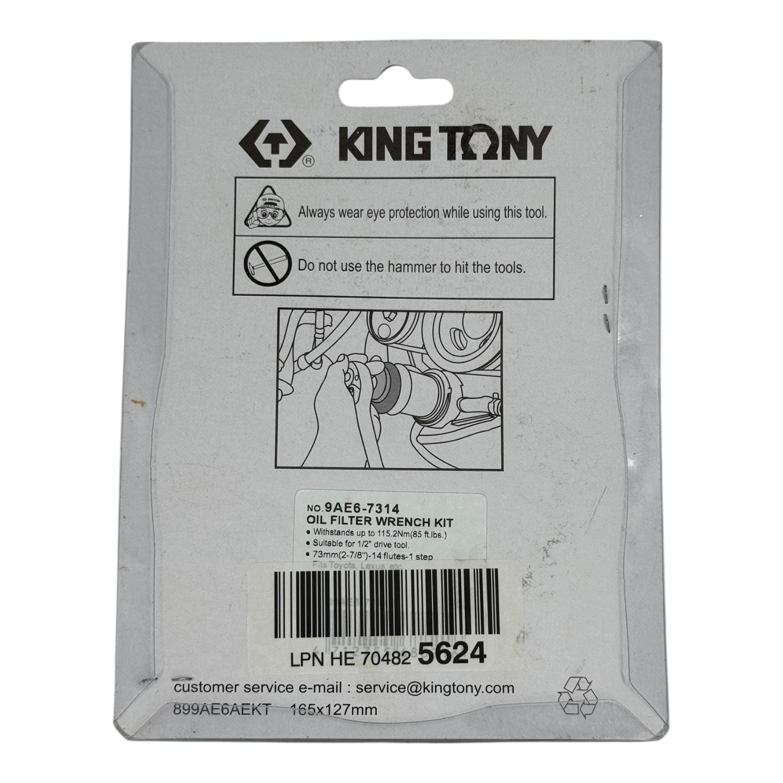 -Cheap-KING TONY 9AE6-7314 Oil Filter Wrench Set for Toyota and Lexus, 3/8-Inch Drive