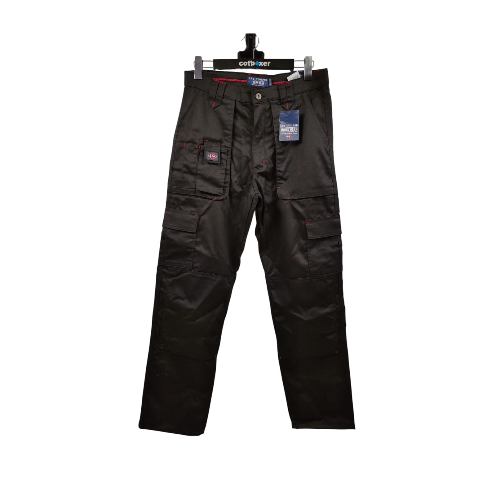 Lee Cooper LCPNT206 Arbeitshose 34W/33L Schwarz