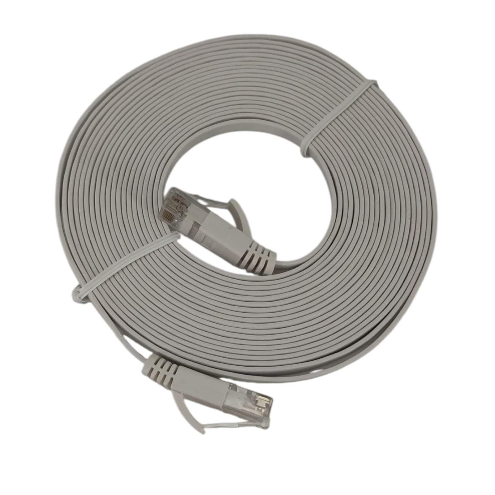 -cheap-Nixsto Ethernet Cable 5m, Cat 6 LAN Cable 5 Meter High Speed, Network Cable, Flat with RJ45 Connector for Router Modem, Upwards Compatible with Patch Cables