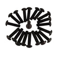 20 Schrauben mit Knopfkopf und Sechskantaufnahme aus rostfreiem Stahl M5 x 20 mm