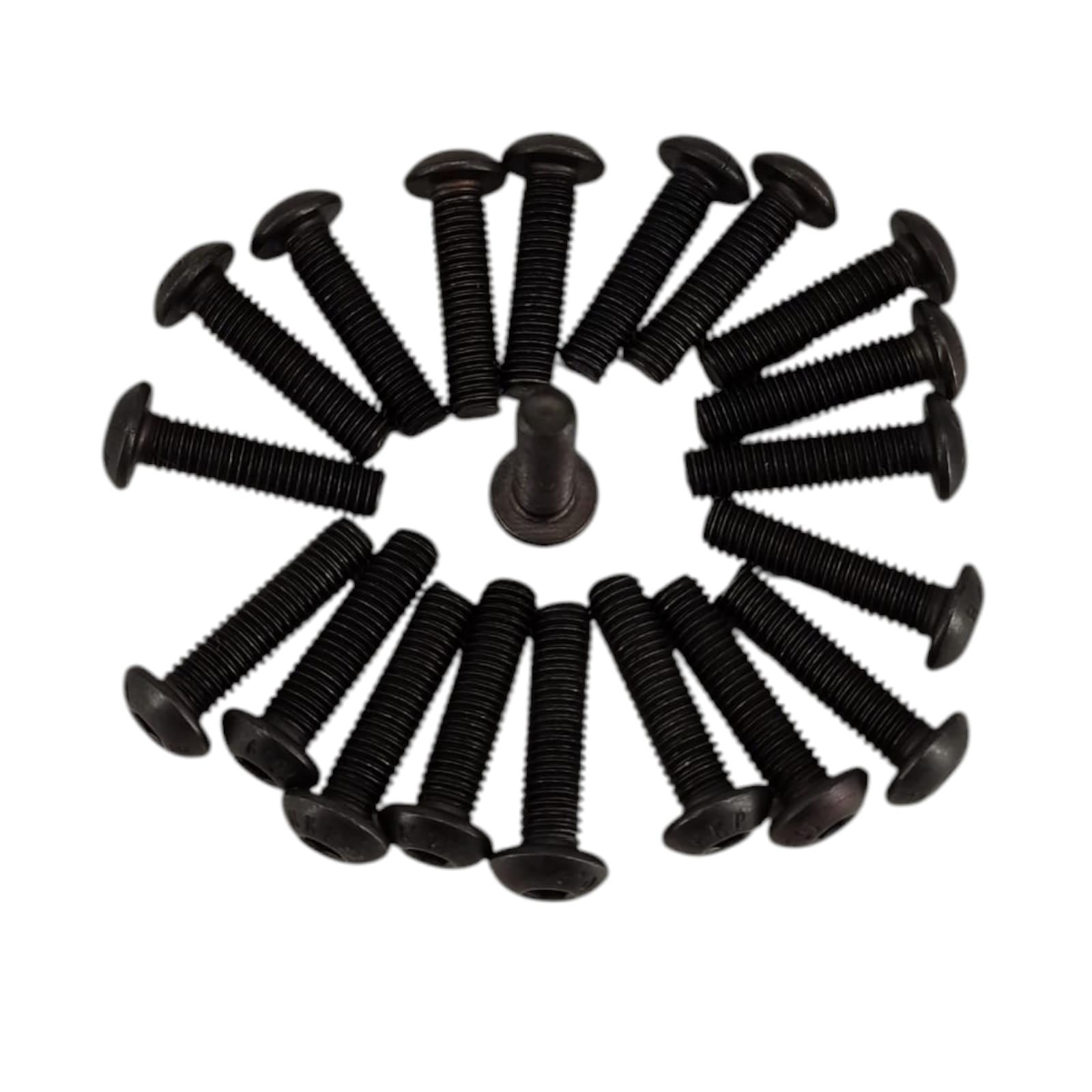 20 Schrauben mit Knopfkopf und Sechskantaufnahme aus rostfreiem Stahl M5 x 20 mm