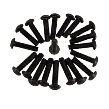 20 Schrauben mit Knopfkopf und Sechskantaufnahme aus rostfreiem Stahl M5 x 20 mm