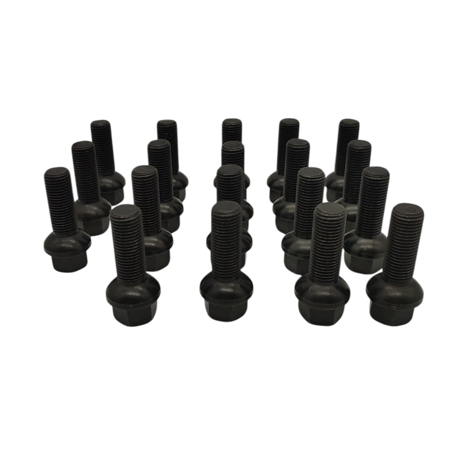 TRACER Radbolzen M14x1,5 35 mm 19 Stück Schwarz