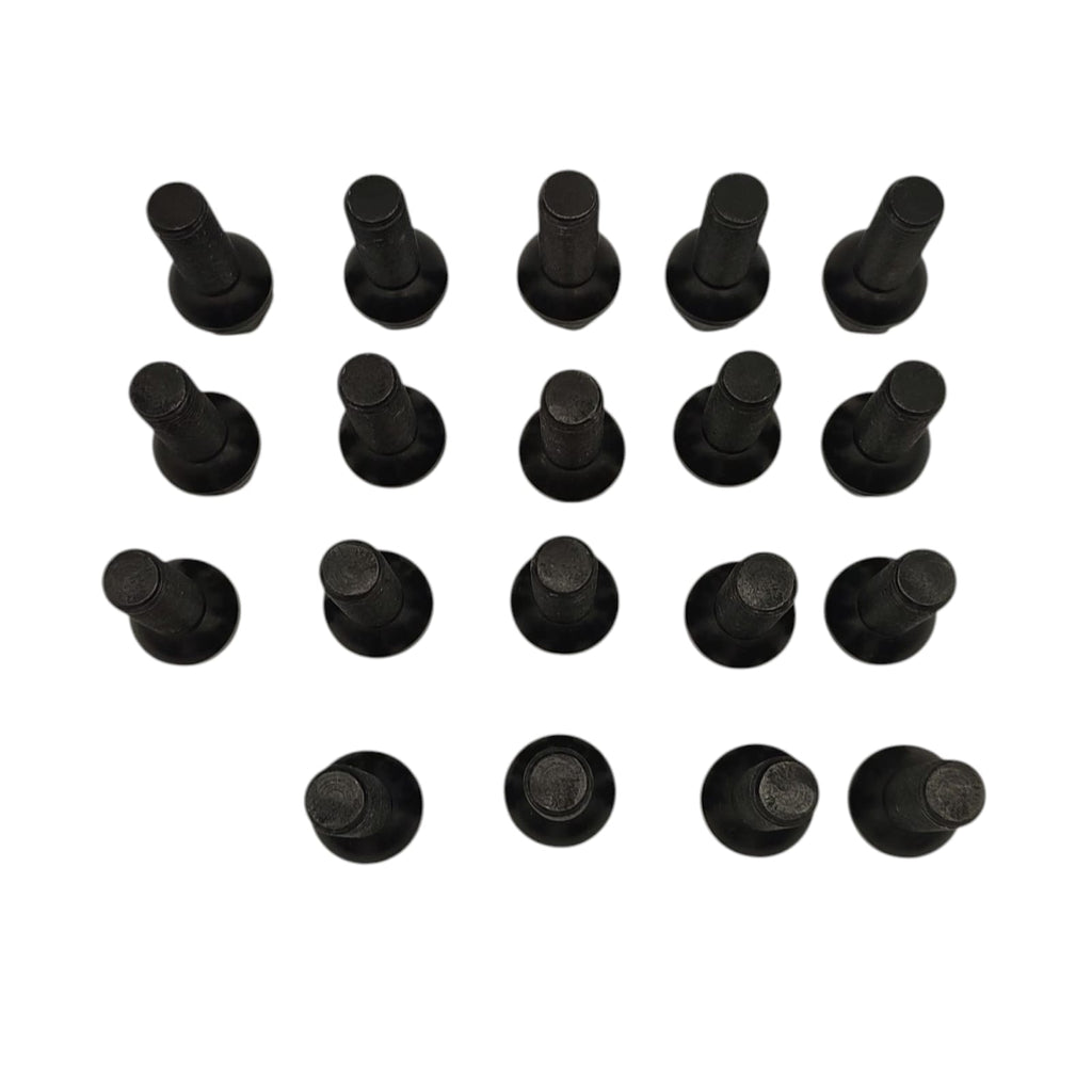 TRACER Radbolzen M14x1,5 35 mm 19 Stück Schwarz