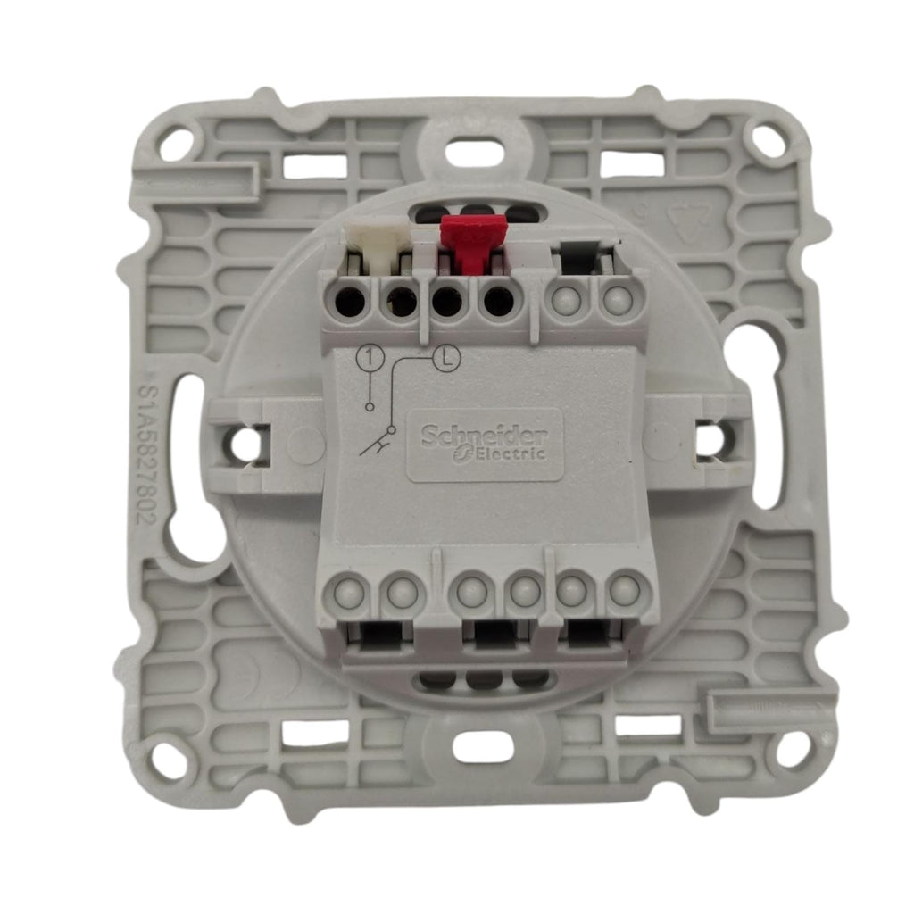 -cheap-Schneider Electric S261206 Ovalis Push Button 10A White without Cover Plate