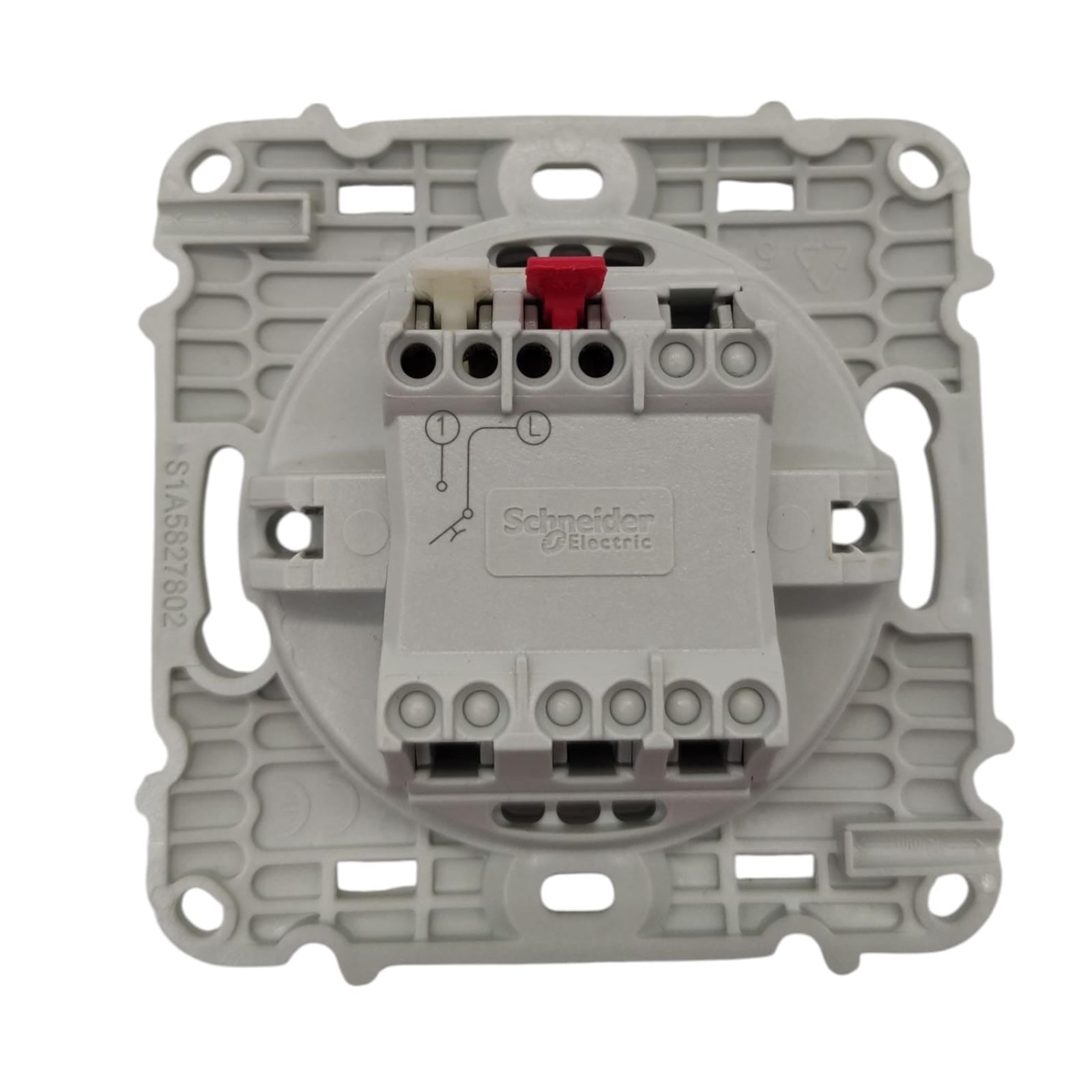 -cheap-Schneider Electric S261206 Ovalis Push Button 10A White without Cover Plate