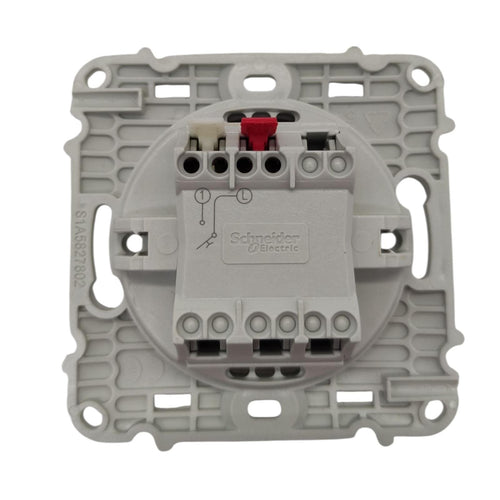 Schneider Electric S261206 Ovalis Taster 10A Weiß ohne Abdeckplatte