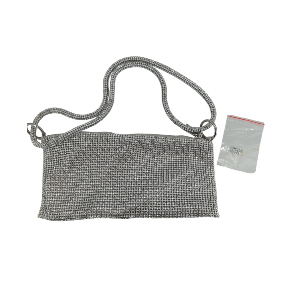 OSDUE Damen Clutch Glitzer Strass Abendtasche Umhängetasche