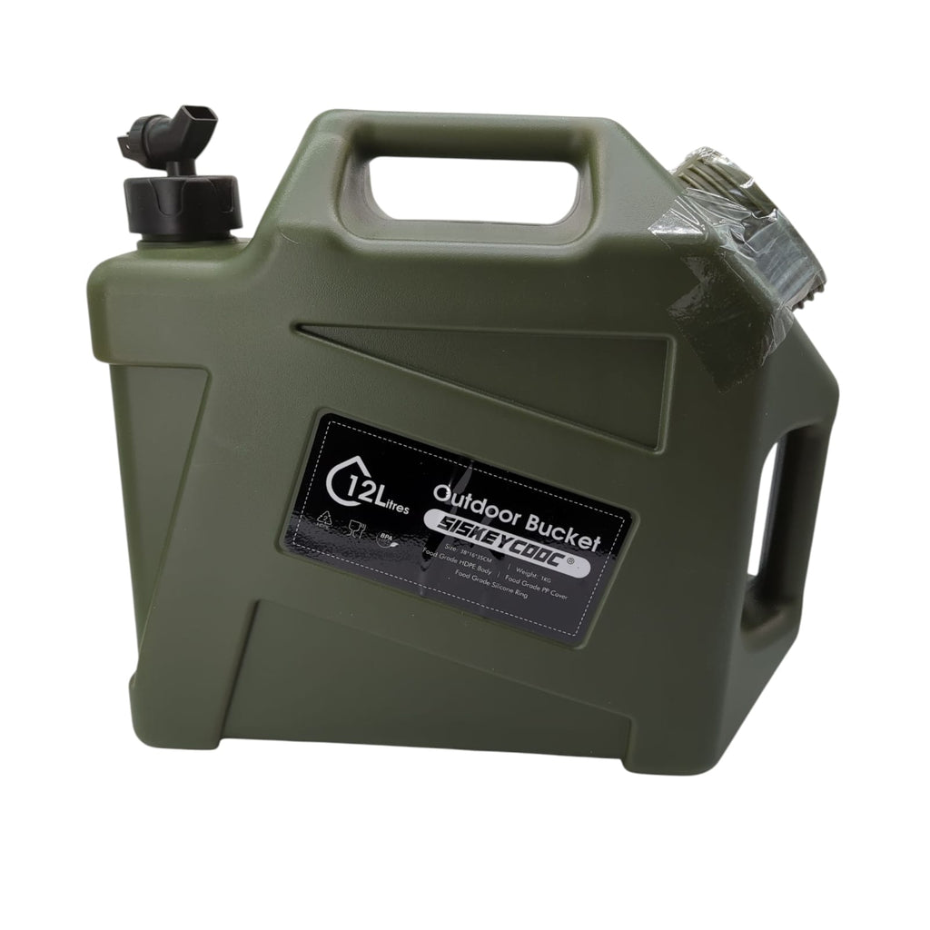 SISKEYCOOC Wasserkanister 12L tragbar mit Hahn