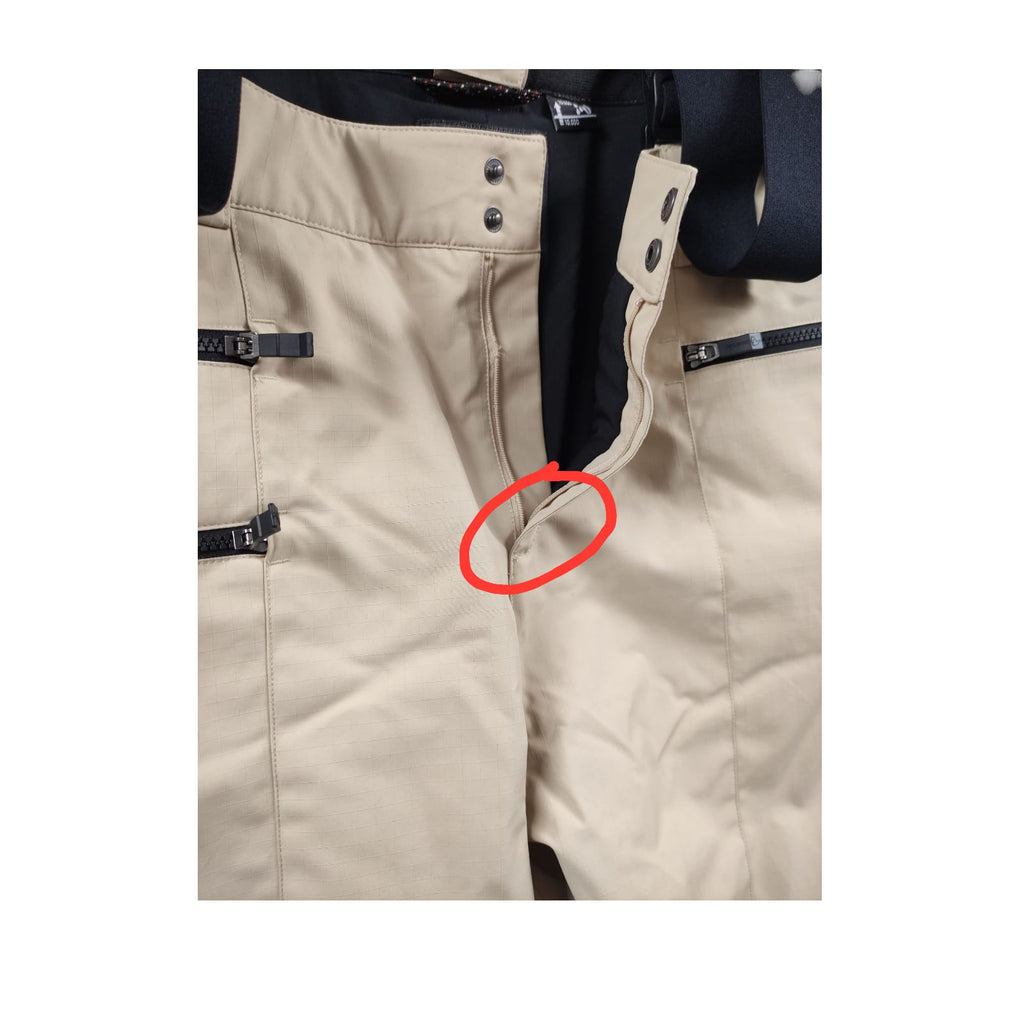 Ziener TRONADOR Men's Waterproof PFC-free Snowboard Pants White Size 58