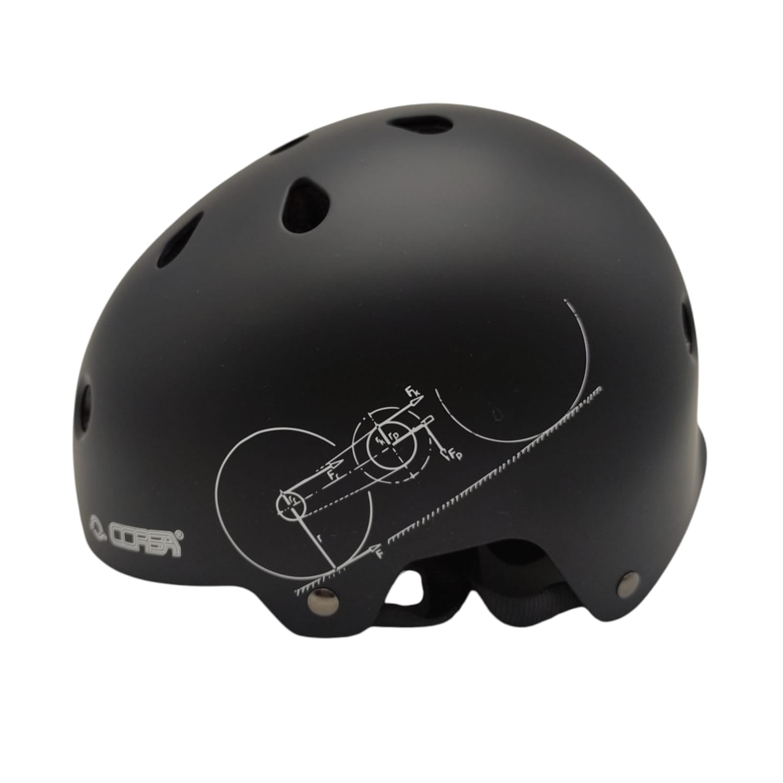 Asvert Fahrradhelm Kinderhelm verstellbar 48–54 cm