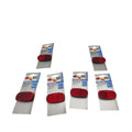FISCHER Reflector Rear Universal Bracket Red 6 Pieces
