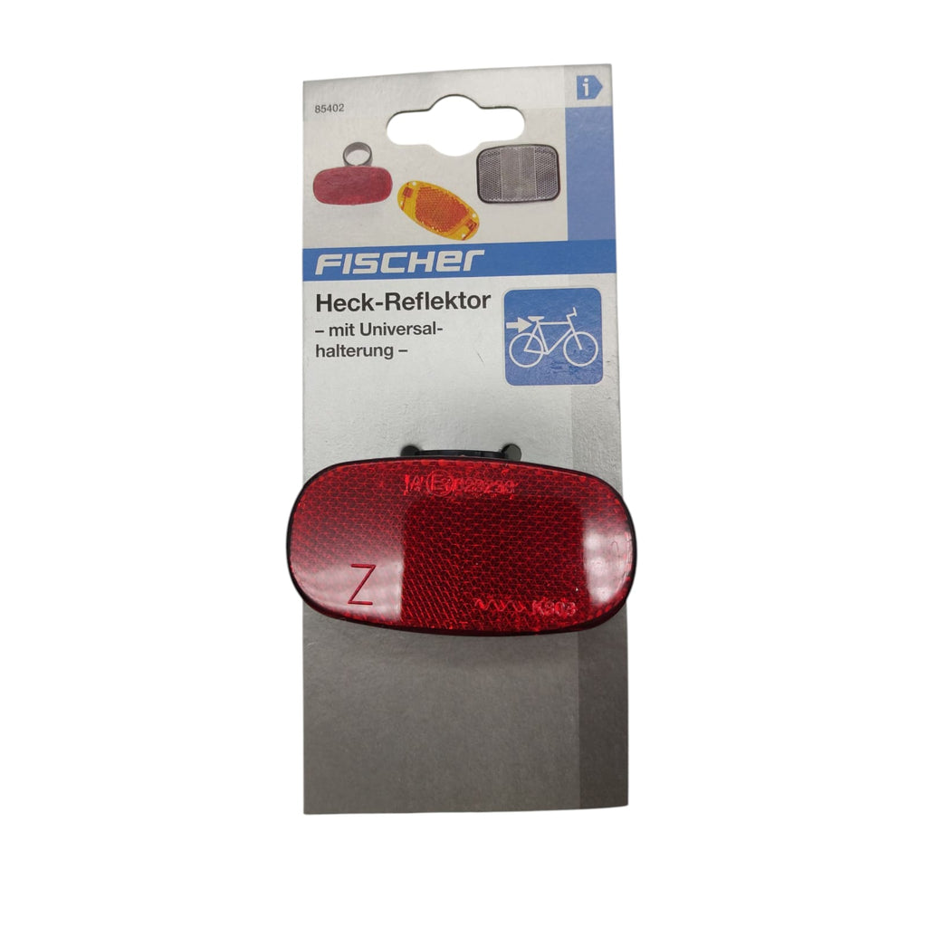 FISCHER Reflector Rear Universal Bracket Red 6 Pieces