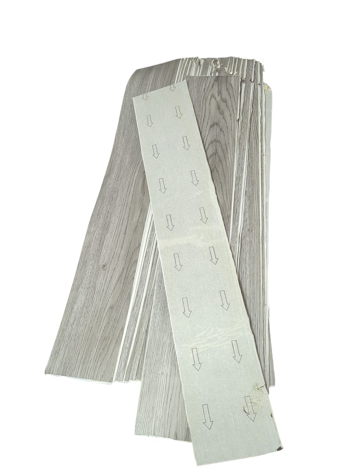 EasyFloor Self-Adhesive Vinyl Flooring Wood Look Grey 15x90 cm 35 Pieces