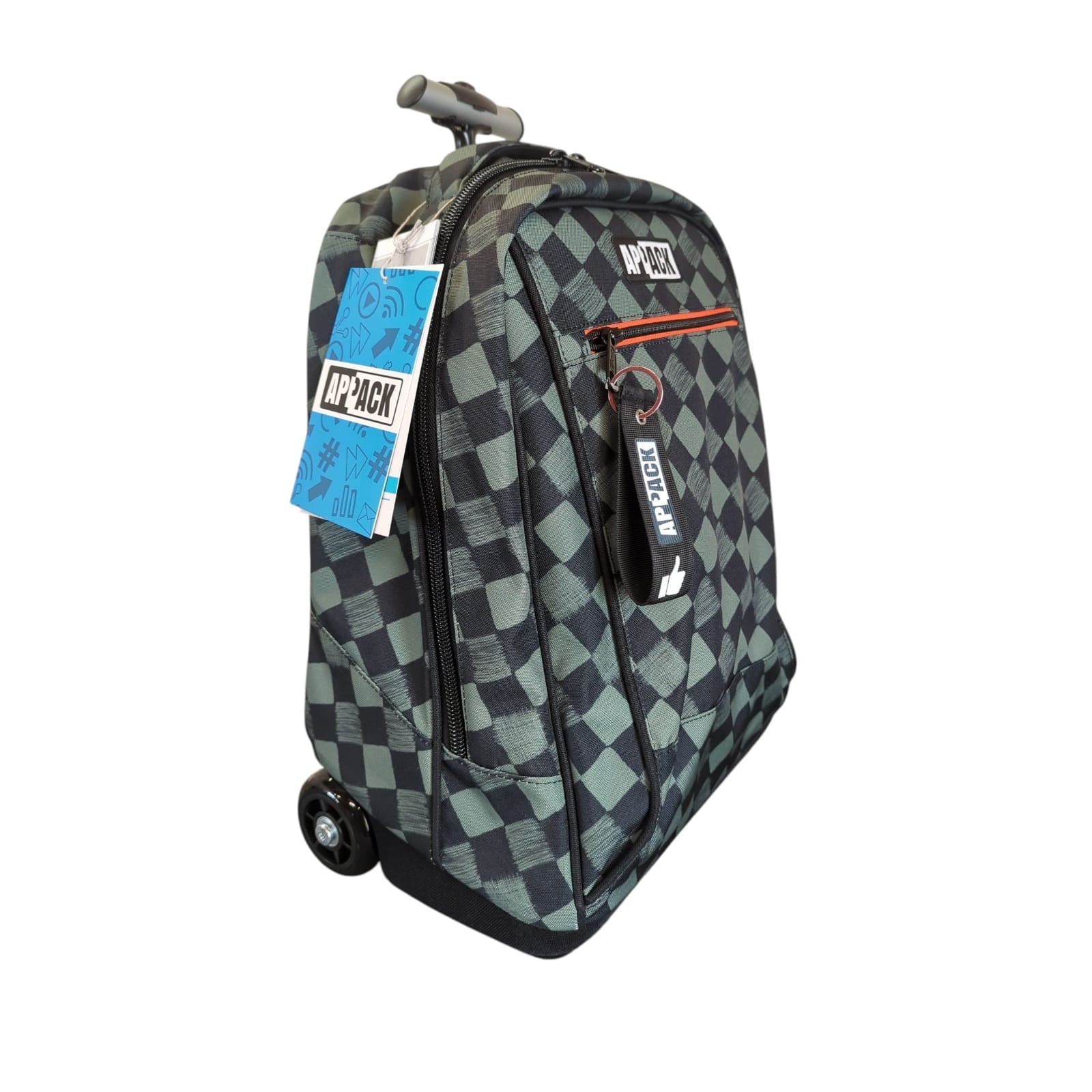 APPACK 3-in-1 Backpack with Detachable Trolley Function School Travel