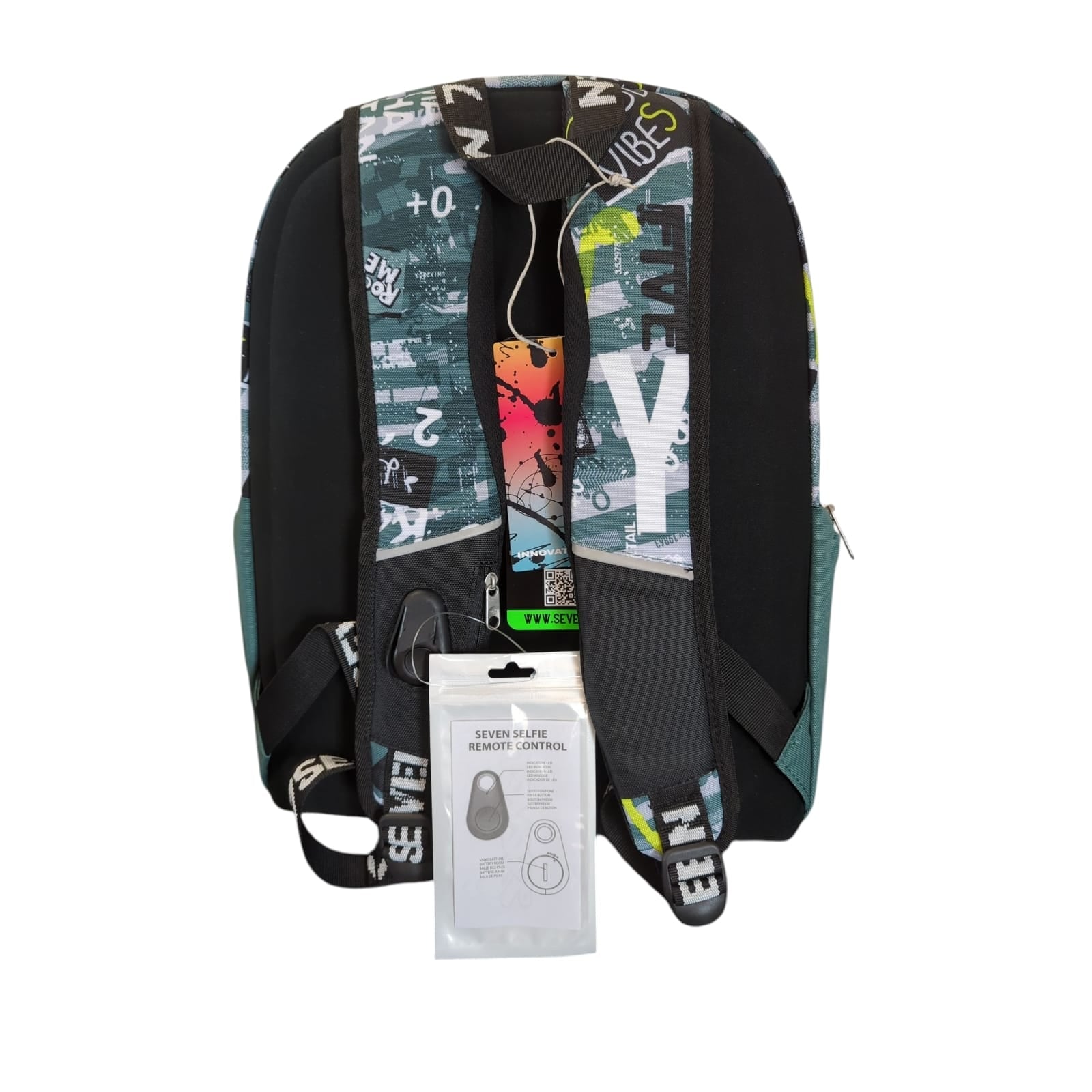 Seven Urban Rock Rucksack Jeans 2 Fächer Freizeitrucksack Blau