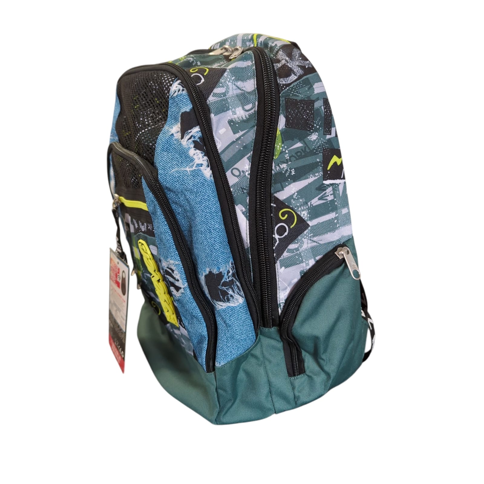 Seven Urban Rock Rucksack Jeans 2 Fächer Freizeitrucksack Blau
