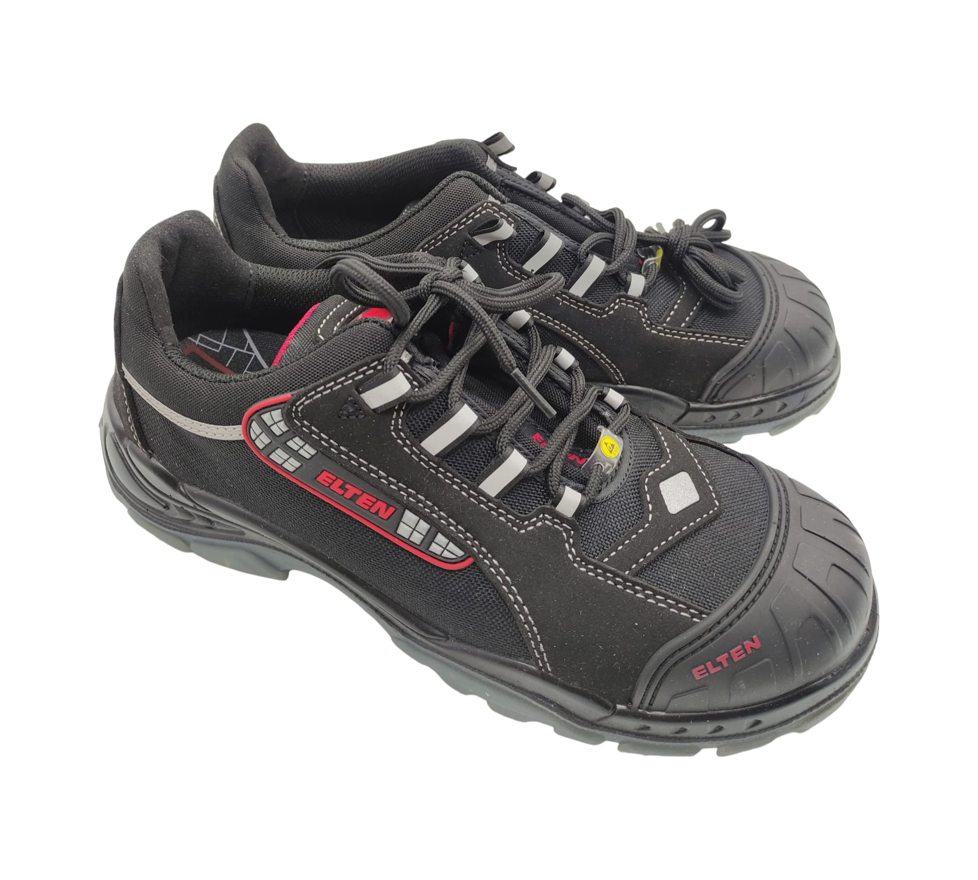 ELTEN SENEX Pro ESD S3 Sicherheitsschuhe Schwarz/Rot 41