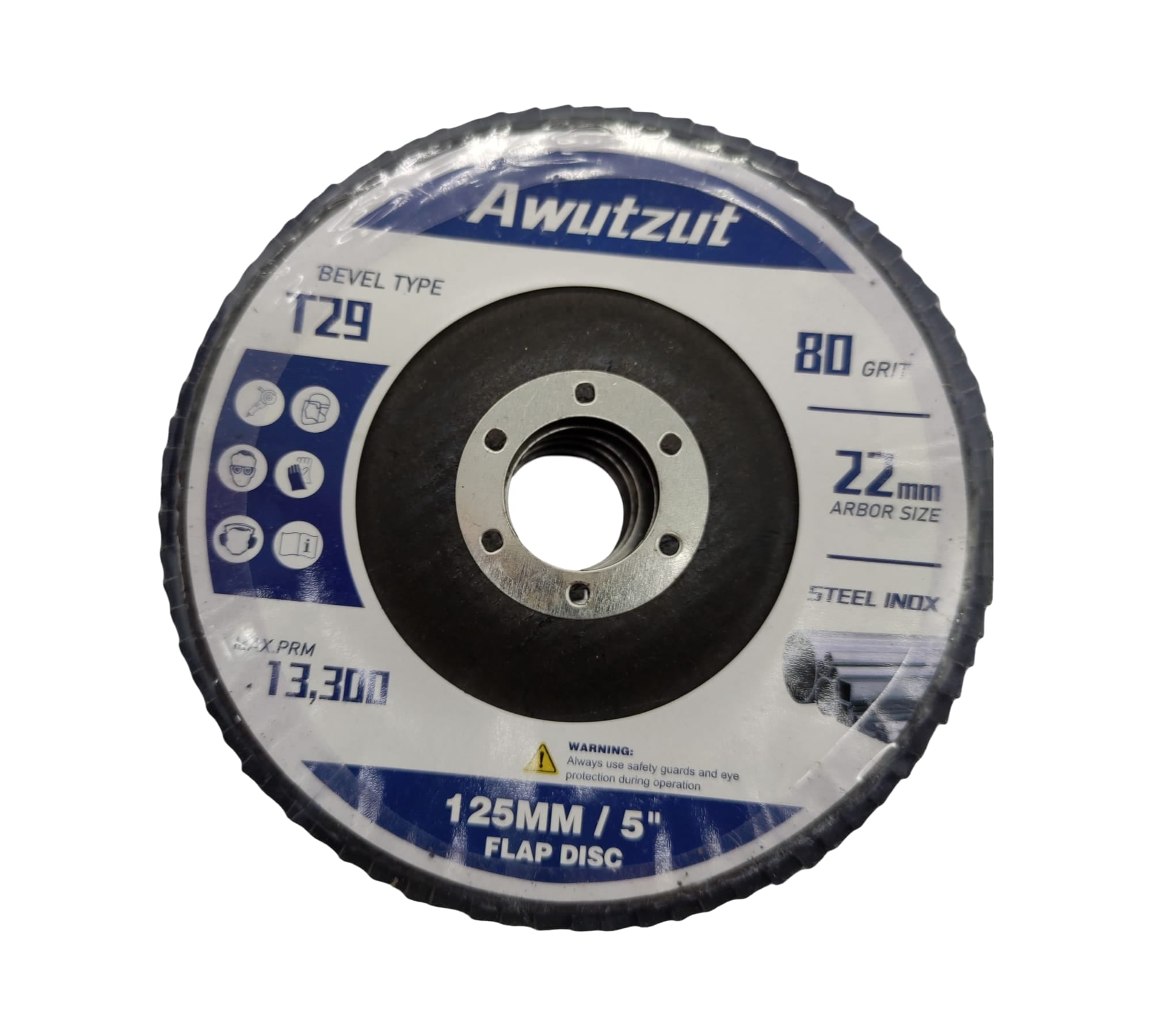 10x Lamellenscheiben 125 mm Körnung K80 Schleifscheiben Winkelschleifer