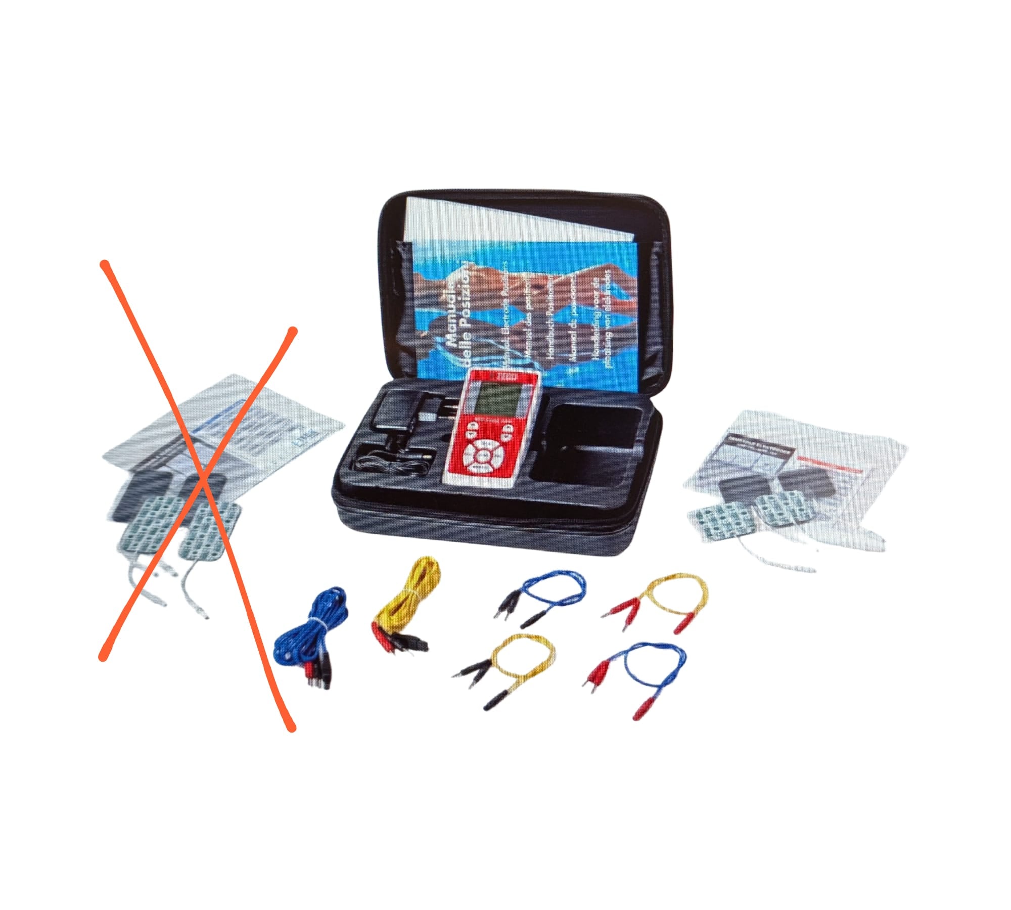 I-Tech Mio-Care PRO Electrostimulator 2 Channels 8 Electrodes 50 Programs