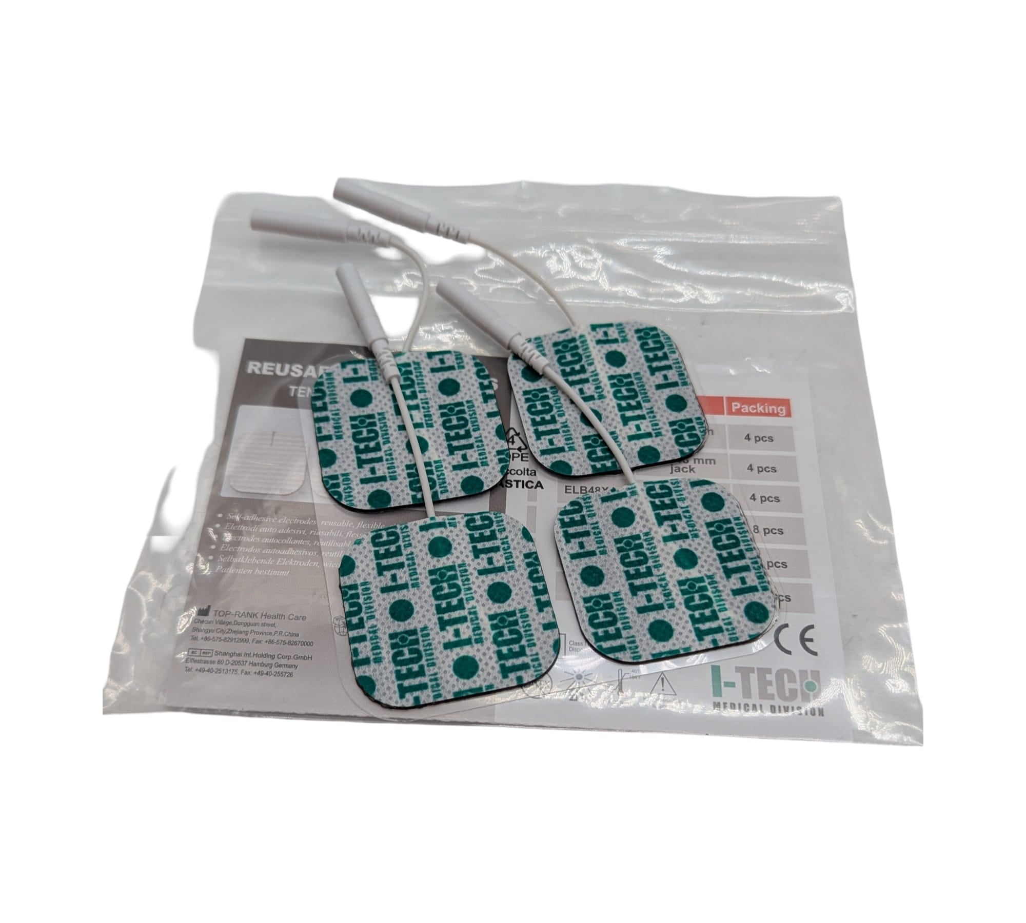 I-Tech Mio-Care PRO Electrostimulator 2 Channels 8 Electrodes 50 Programs