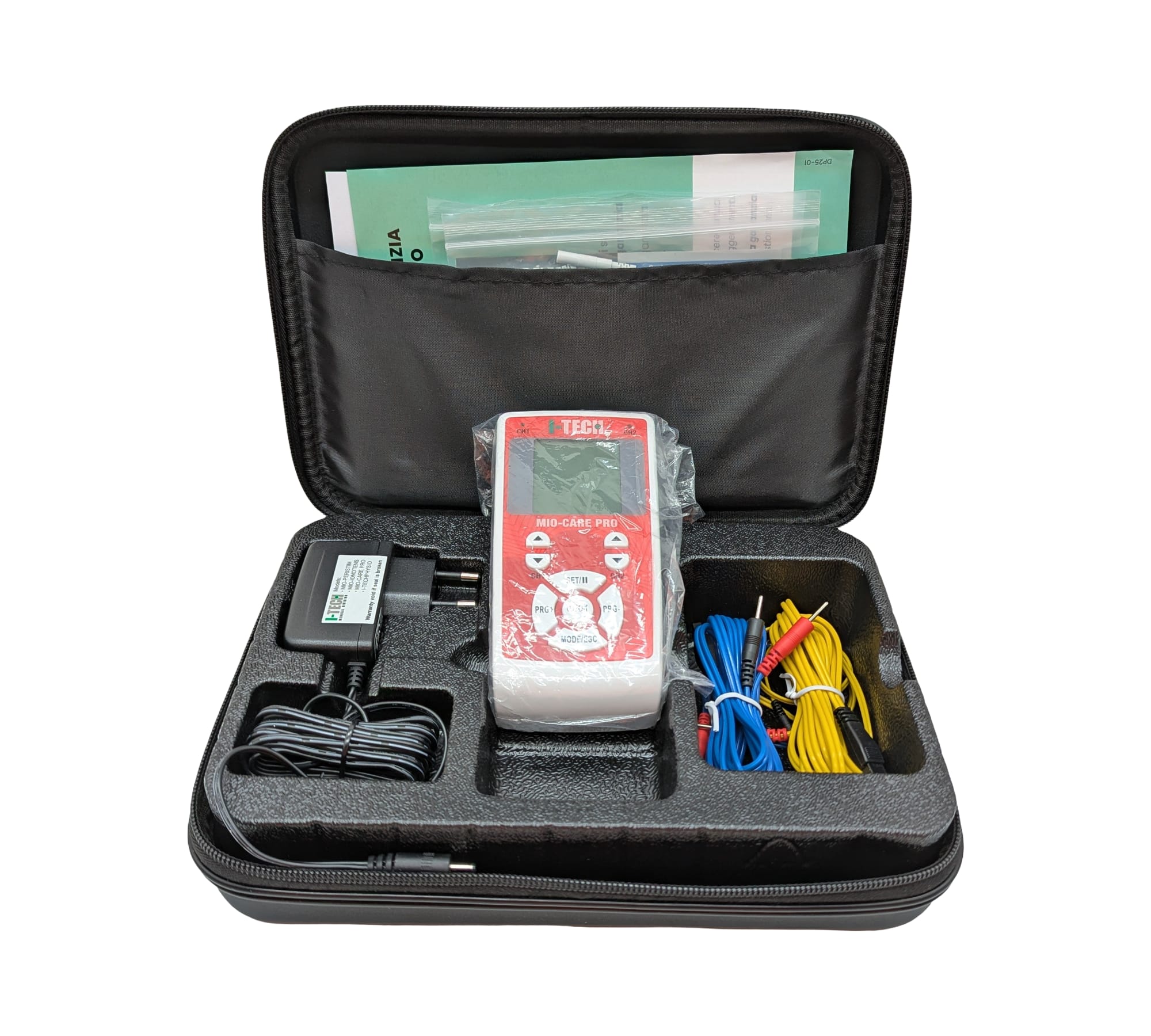 I-Tech Mio-Care PRO Electrostimulator 2 Channels 8 Electrodes 50 Programs