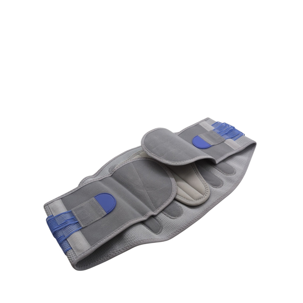 FREETOO Rückenstützgürtel Rückenbandage 3D-Gestrick Herren Damen Lila